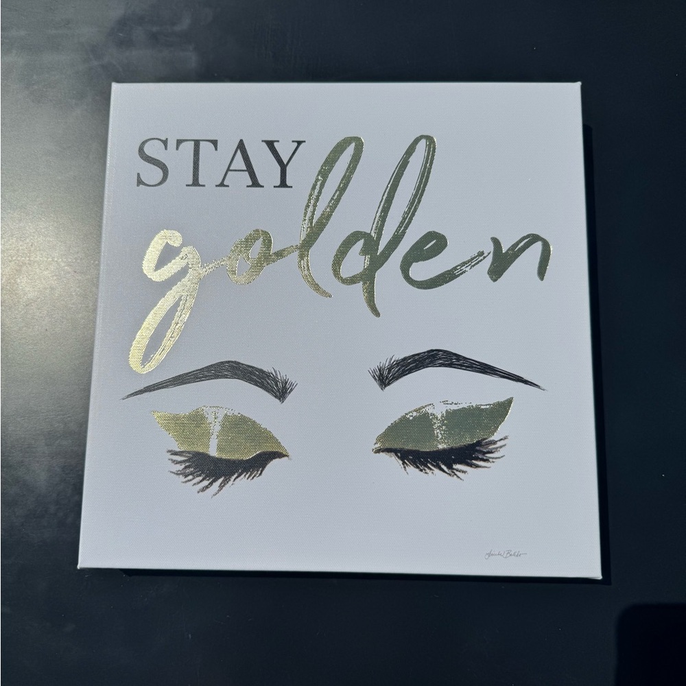 Stay Golden Wall Art Decor